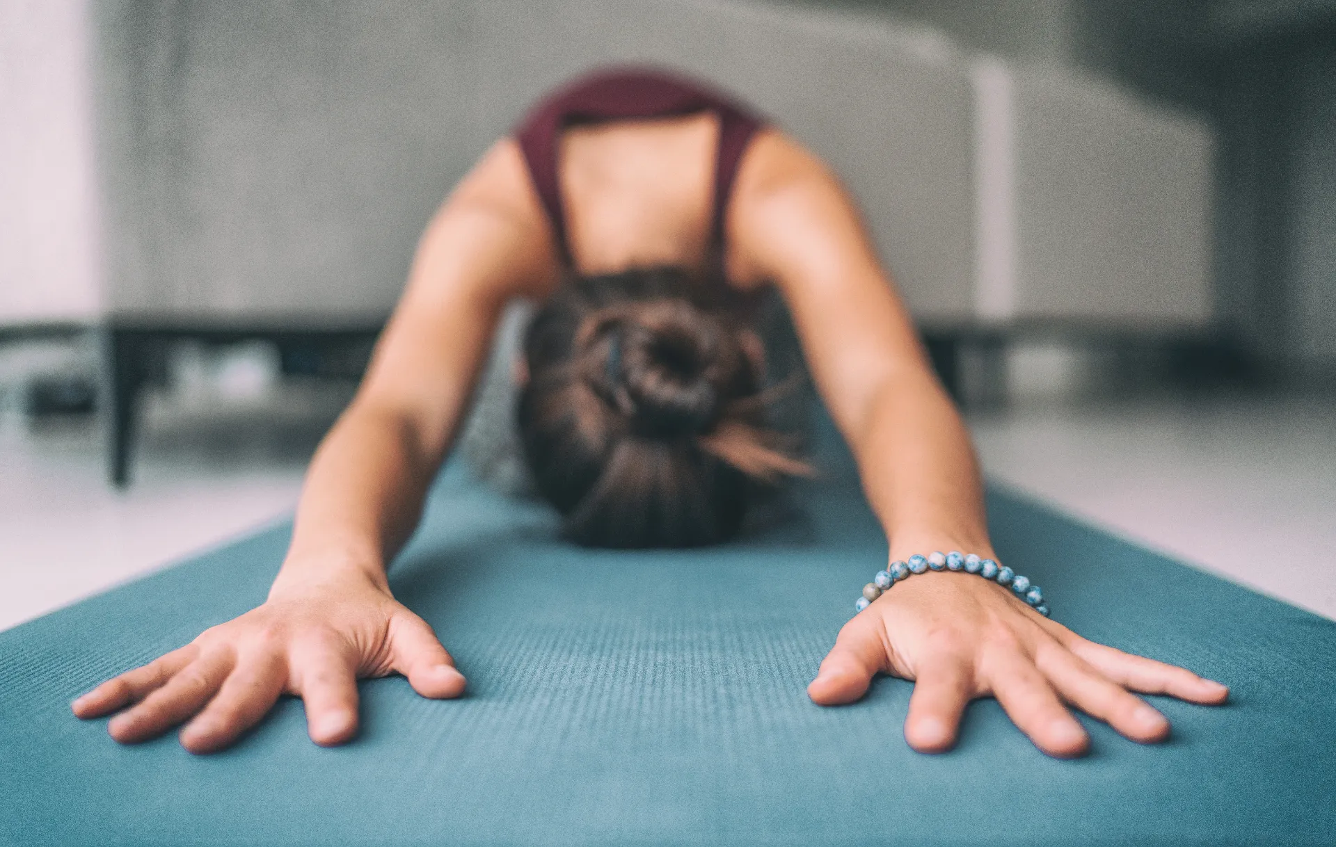 Hands in prayer mudra